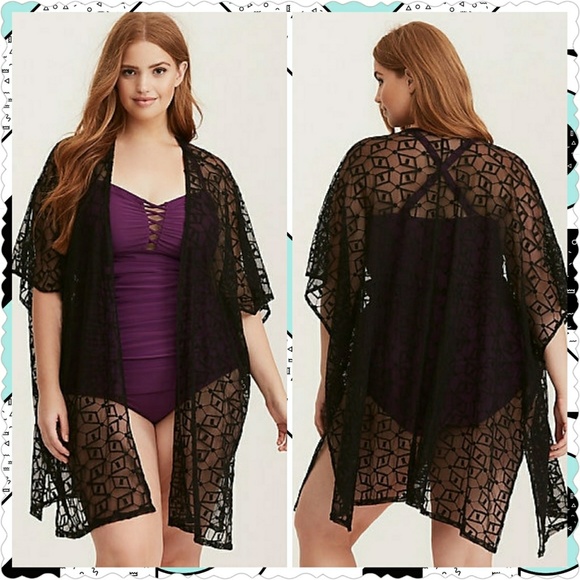torrid Other - TORRID GEO MESH SWIM COVER UP SIZE 3 (3X)